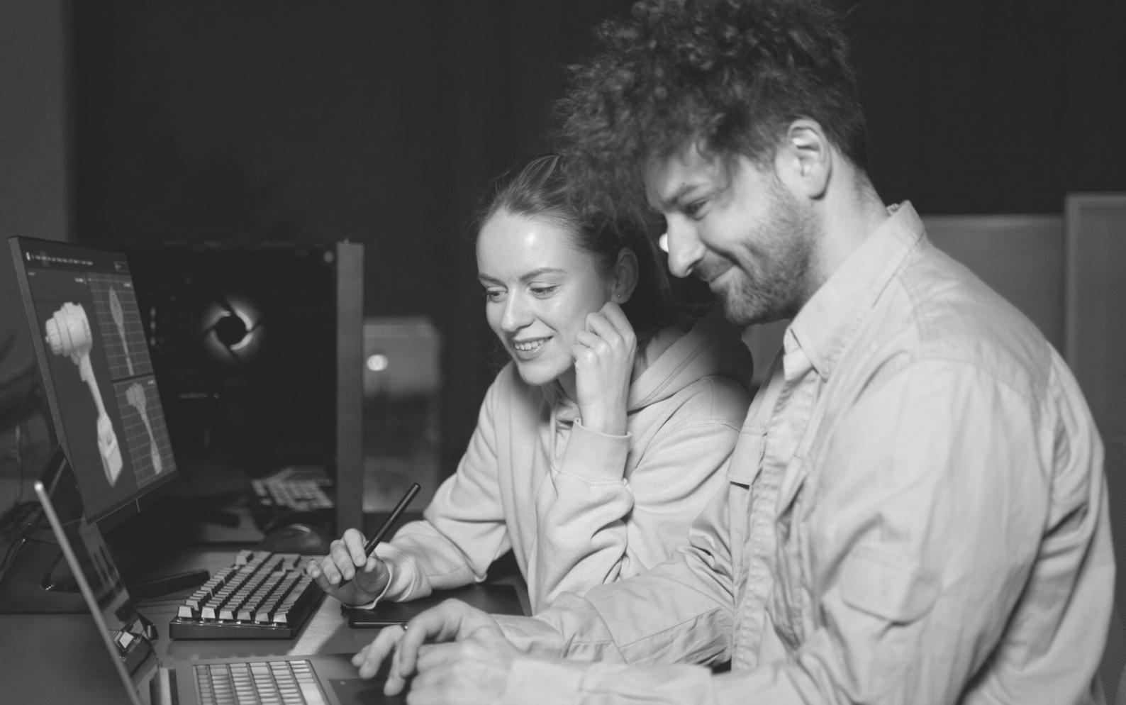 Ambiente di studio moderno per sviluppo mobile